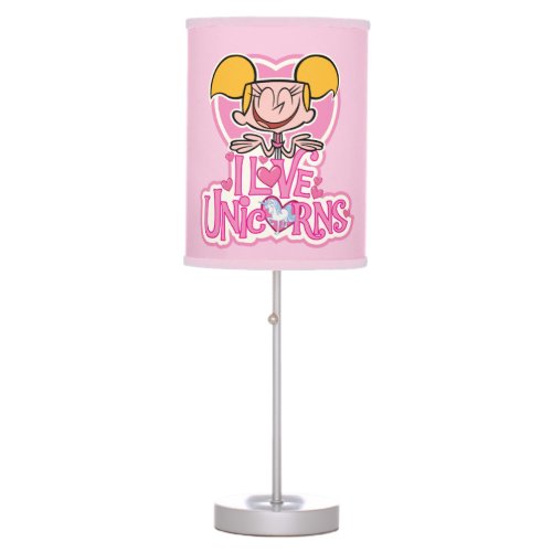 Dee Dee _ I Love Unicorns Table Lamp