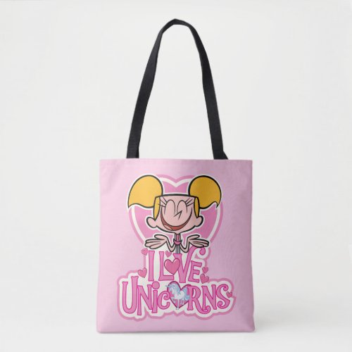 Dee Dee _ I Love Unicorns Tote Bag