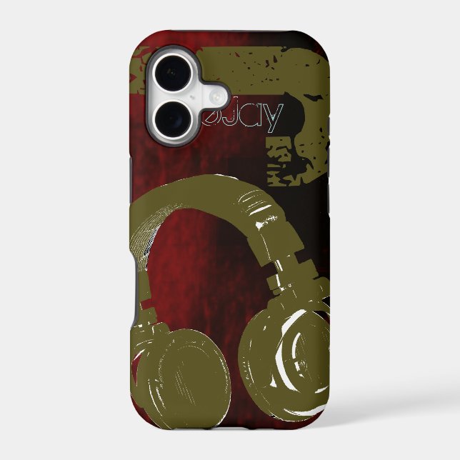 Dee Jay cool design Iphone Case (Back)