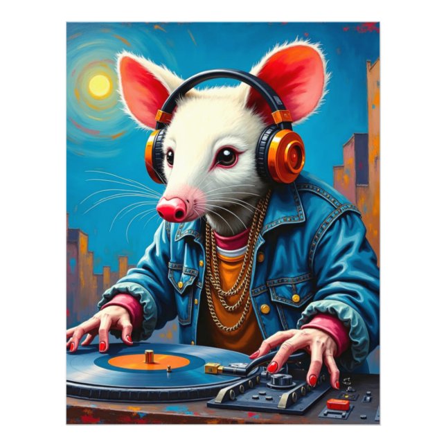 DEE JAY OPOSSUM 3 PHOTO PRINT (Front)