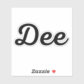 Dee Sticker