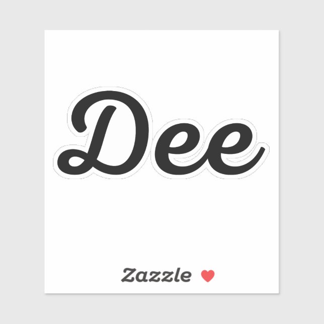 Dee Sticker (Sheet)
