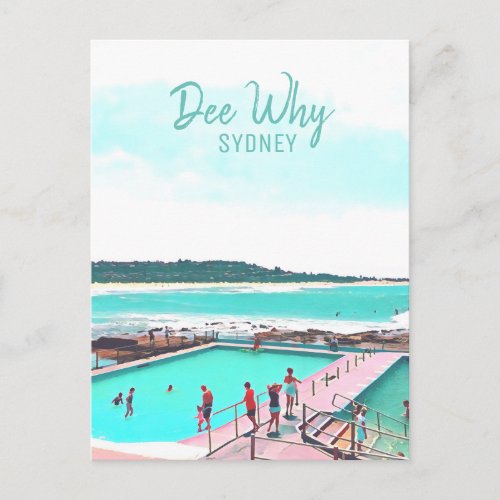 Dee Why Northern beaches sydney Postcard