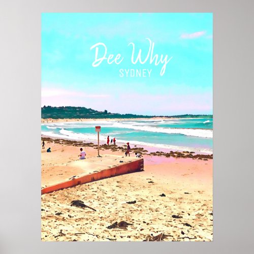 Dee Why Northern beaches sydney Poster