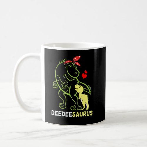 Deedeesaurus Deedee Tyrannosaurus Dinosaur Baby  Coffee Mug