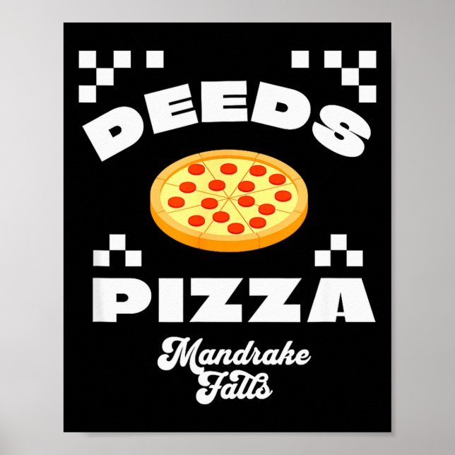 Deeds Zza - Man Falls  Poster (Front)