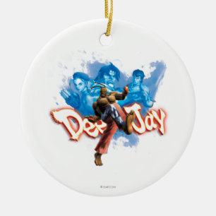 DeeJay 2 Ceramic Ornament