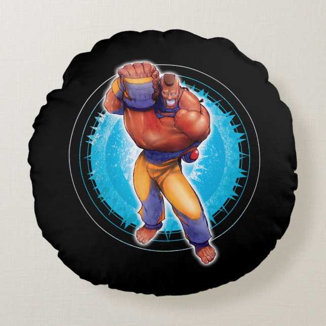 DeeJay 2 Round Pillow (Front)