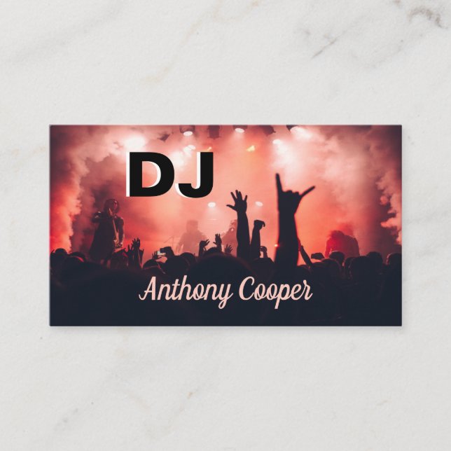 Deejay Business Card (Front)