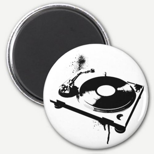 Deejay DJ Turntable Magnet | House Music Gifts
