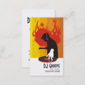 DeeJay Groove Disc Jockey - Music Business Card (Front/Back)