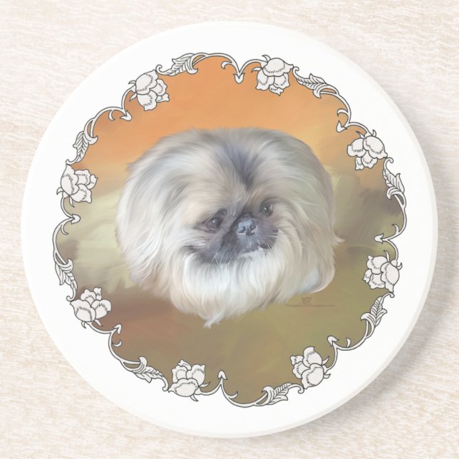 Deep Amber Drink Coaster (Front)