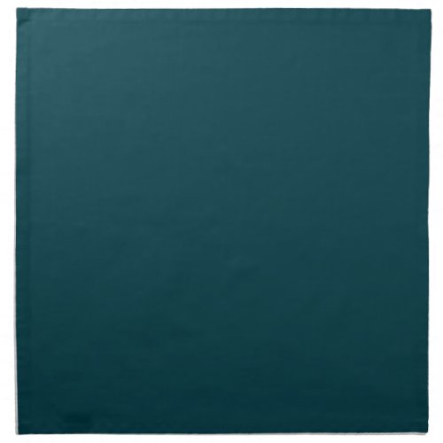 Deep Aqua Solid Color Cloth Napkin