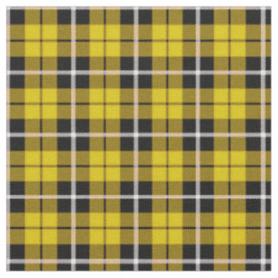 Deep Autumn bright yellow white/black stripe Fabric