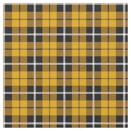 Deep Autumn Gold yellow white/black stripe Fabric