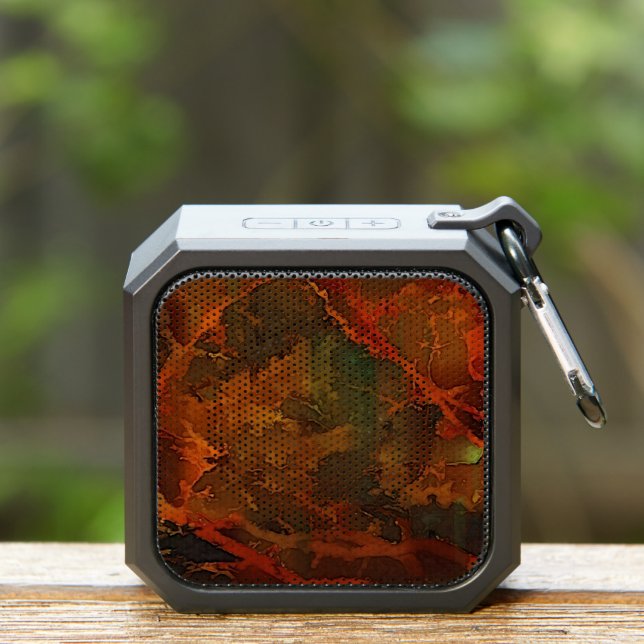 Deep Autumn Rich Earthy Abstract Fall Bluetooth Speaker (Insitu(Outdoor))