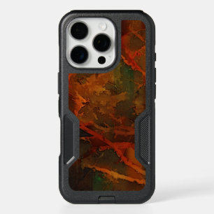 Deep Autumn Rich Earthy Abstract Fall iPhone 16 Pro Case
