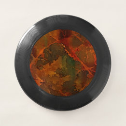 Deep Autumn Rich Earthy Abstract Fall Wham-O Frisbee