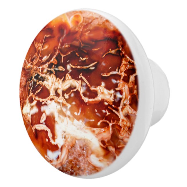 Deep Autumn Set In Stone  Ceramic Knob (Right)