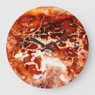 Deep Autumn Set In Stone Large Clock