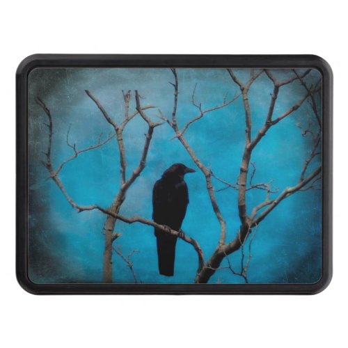 Deep Blue Crow Trailer Hitch Cover