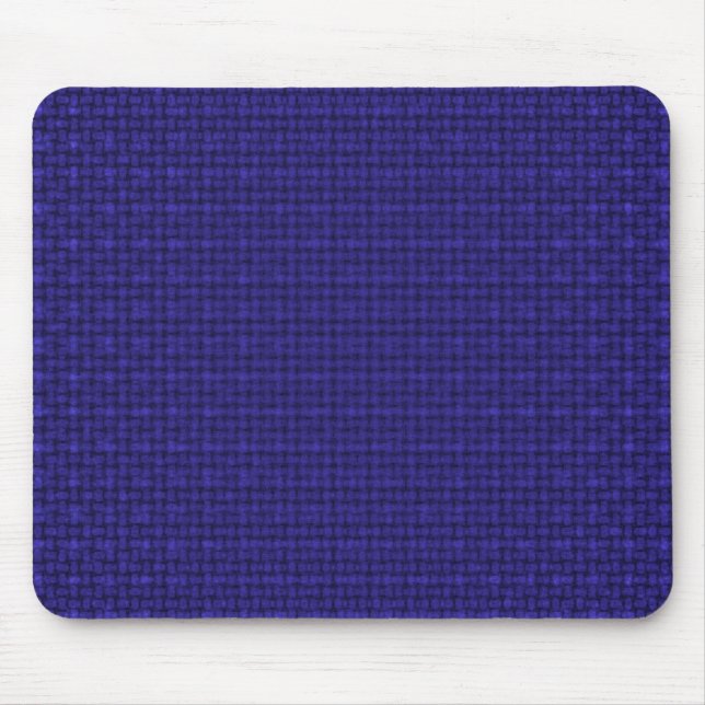 Deep Blue Fabric Texture Mouse Pad (Front)