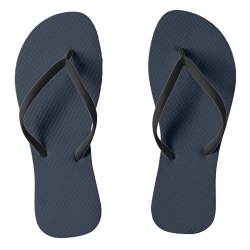 Deep Blue Flip Flops