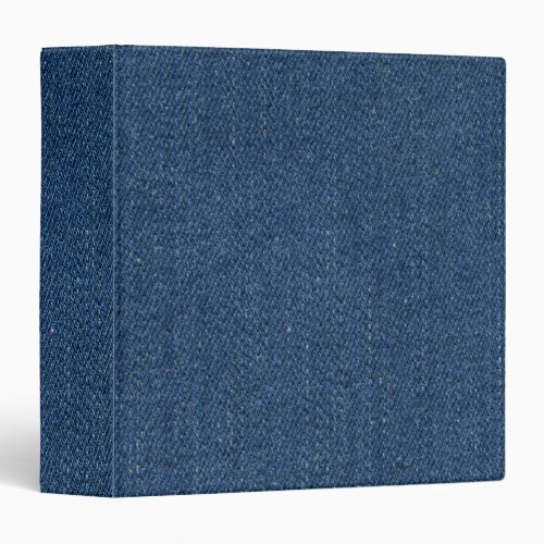 Deep Blue Jeans  3 Ring Binder