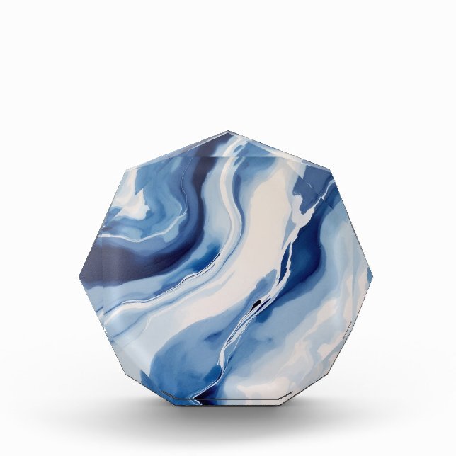 Deep Blue Marble Photo Block (Front)
