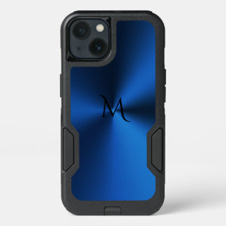 Deep Blue Monogram Metallic Otterbox Edge S8 Case