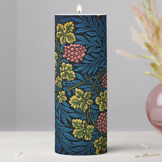 Deep Blue Morris Vine: A Timeless Candle (In Situ)