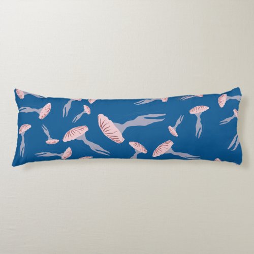 Deep Blue Ocean Jellyfish Pattern Body Pillow