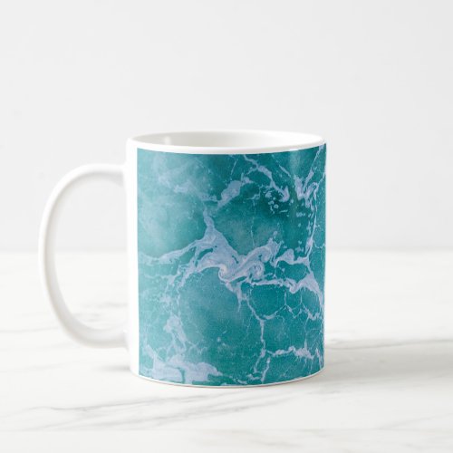 Deep Blue Ocean Waves Coffee Mug