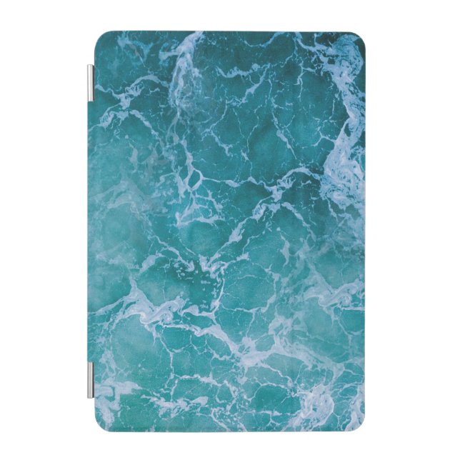 Deep Blue Ocean Waves iPad Mini Cover (Front)