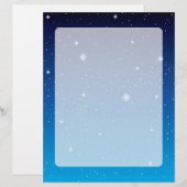 Deep Blue Starry Night Sky (Front/Back)