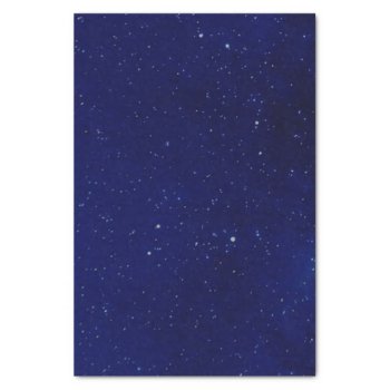 Deep Blue Starry Sky Tissue Paper by StyledbySeb at Zazzle