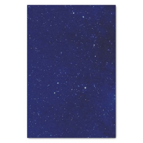 Deep Blue Starry Sky Tissue Paper