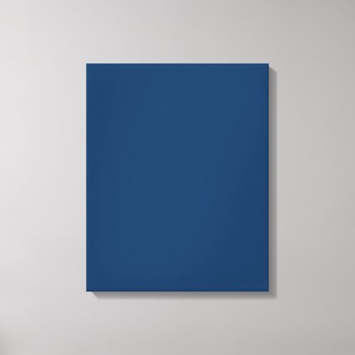 Deep Blue Steel Color Trend Background Canvas Print