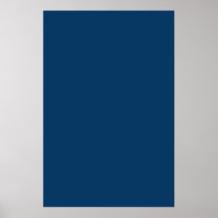Solid Dark Blue Color Background Art & Wall Décor | Zazzle