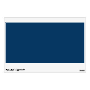 Steel Blue Color Art Wall Decor Zazzle