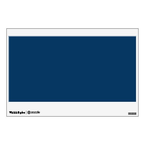 Deep Blue Steel Color Trend Background Wall Sticker