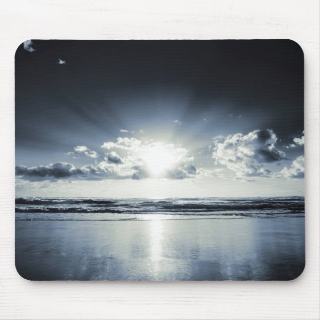 Deep Blue Sunrise Mouse Pad (Front)