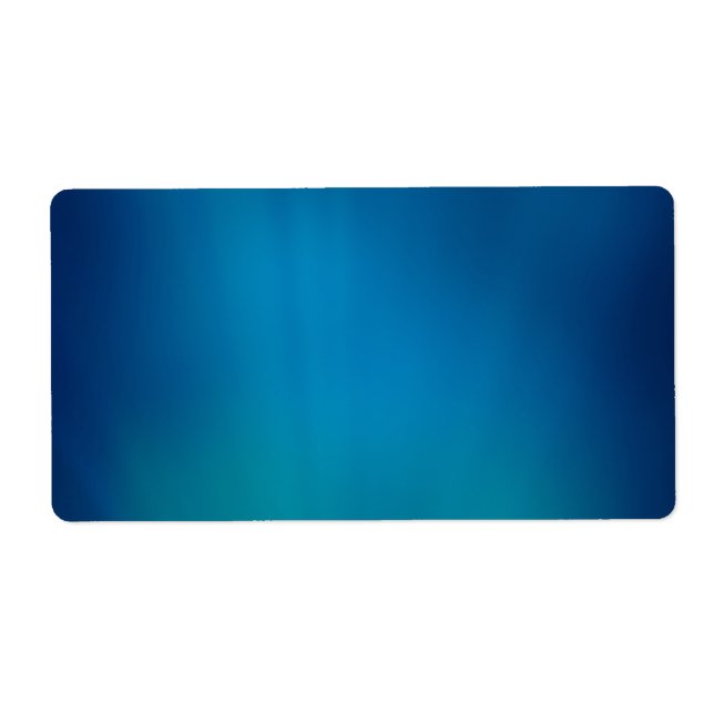 Deep Blue Underwater Glow Label (Front)