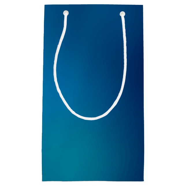 Deep Blue Underwater Glow Small Gift Bag (Front)