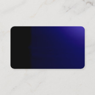 Deep Blue Unusual Visual Identifiers Biz Card