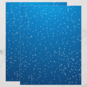 Deep Blue Water and Tiny Bubbles (Front/Back)