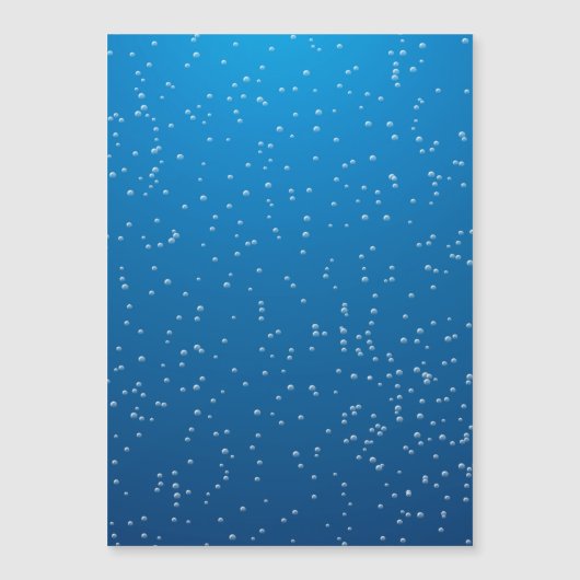 Deep Blue Water and Tiny Bubbles (Front)