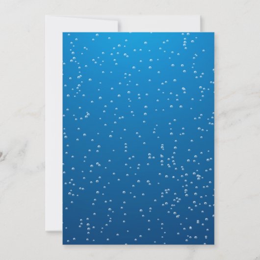 Deep Blue Water and TIny Bubbles (Front)