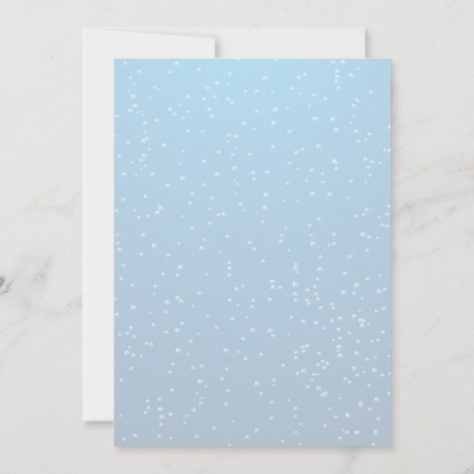 Deep Blue Water and TIny Bubbles (Back)