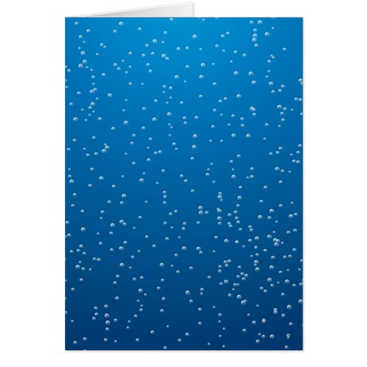 Deep Blue Water and Tiny Bubbles Cards (Front)